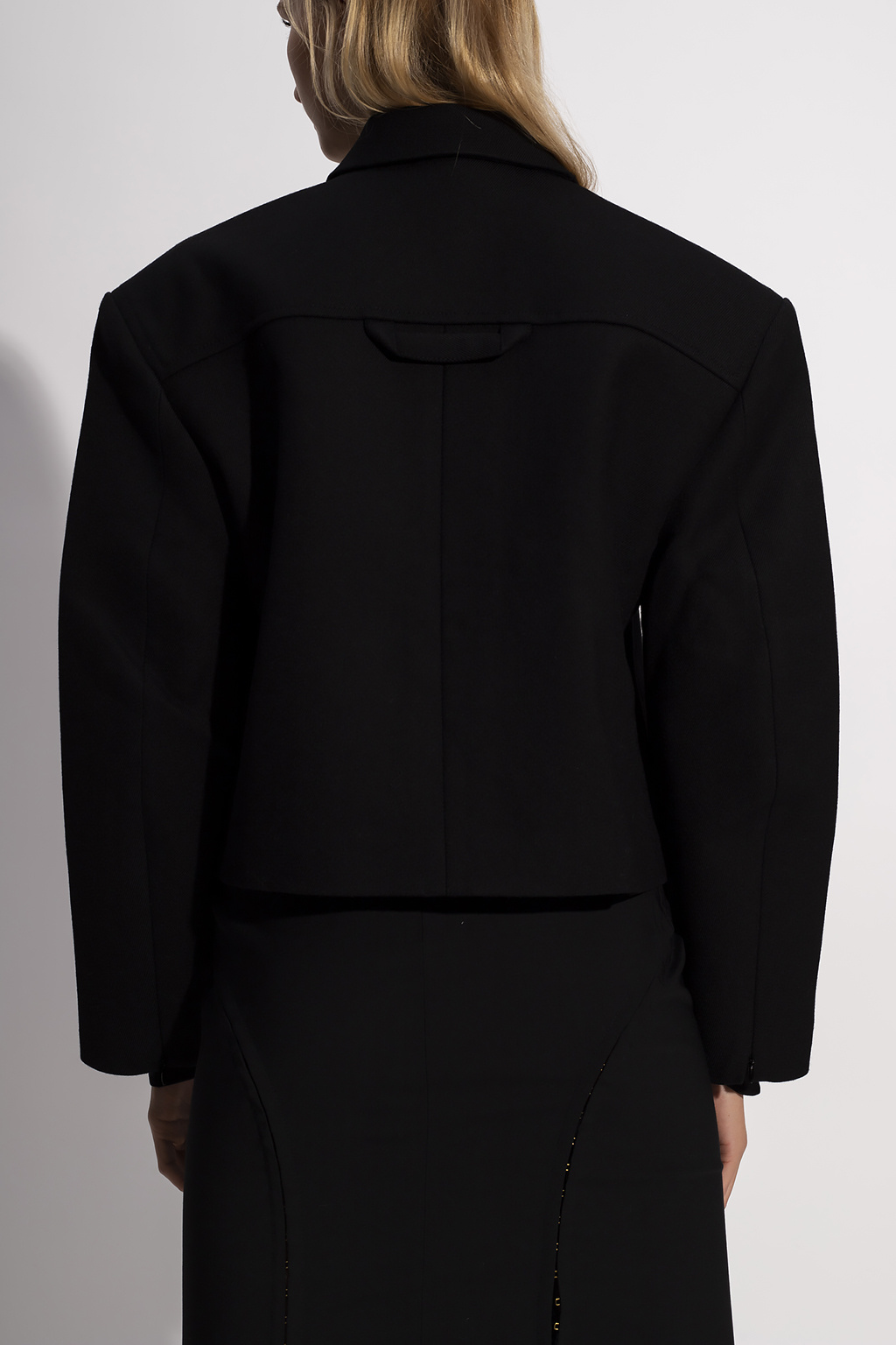 〓JACQUEMUS〓 BLACK HEMP×WOOL JACKET Black Wool Jacket Jacquemus - Vitkac France